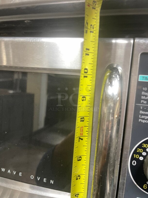 Working! Sharp R-21LCFS 1000w Commercial Microwave w/ Dial Control, 120v NSF Tested and Working!  - Image 8 of 8