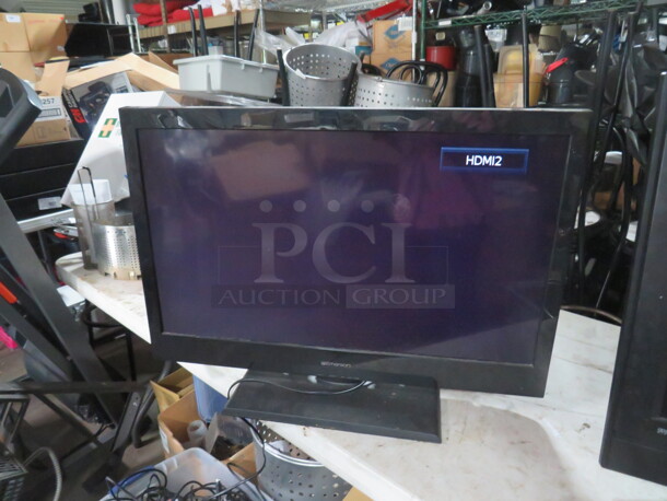 One Emerson 32 Inch TV. Model# LC320EM2. 120 Volt.