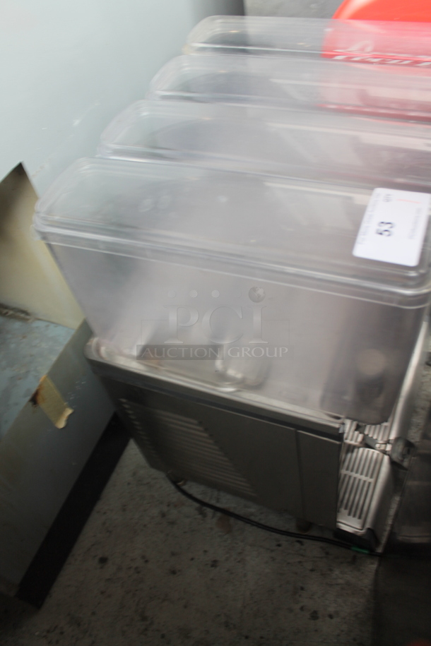 2019 Crathco CS-4E/2D/3D-16 Stainless Steel Commercial Countertop 4 Hopper Refrigerated Beverage Machine. 120 Volts, 1 Phase. Tested and Working! - Image 7 of 7