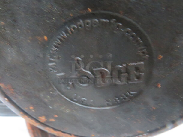 Cast Iron 6.5 Inch LODGE Skillets. #H3SK. 7XBID - Image 2 of 2
