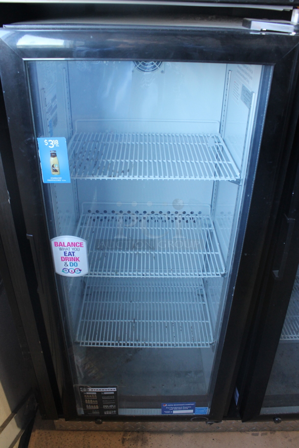 IDW G4-H0234B ENERGY STAR Metal Commercial 2 Door Reach In Cooler Merchandiser w/ Poly Coated Racks. 110-120 Volts, 1 Phase. Tested and Working! - Image 3 of 9