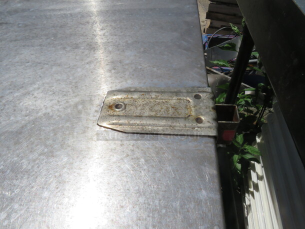 One Stainless Steel Table With Under Shelf With A 10lb Can Opener Bracket Only. 72X30X36 - Image 3 of 3