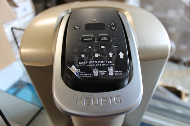 Keurig K Elite K90 Metal Countertop Single Cup Coffee Machine. - Image 3 of 5