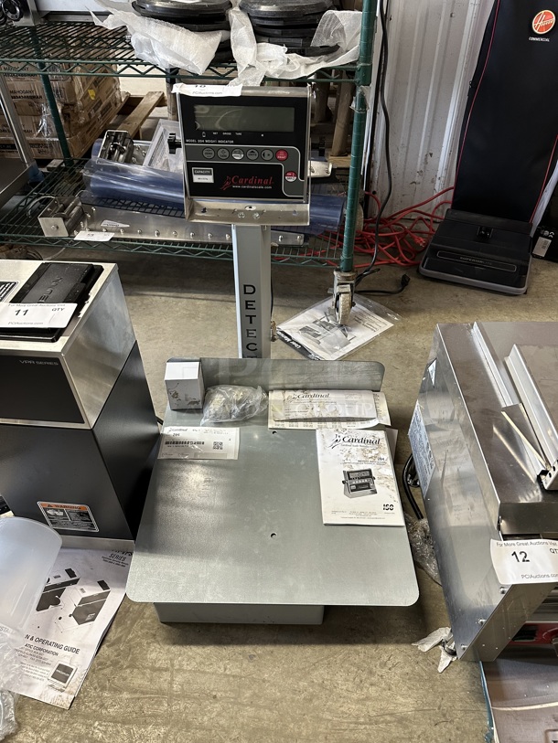 BRAND NEW SCRATCH AND DENT! Detecto Cardinal 204 Metal Scale. Cannot Test Due To Missing Power Cord - Image 1 of 7