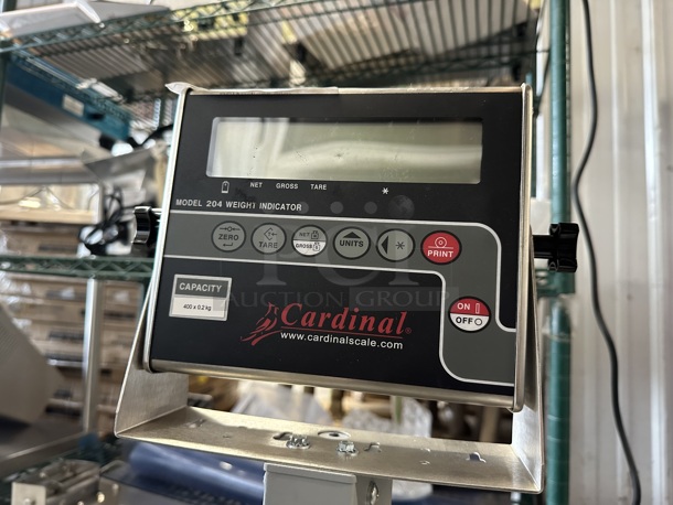 BRAND NEW SCRATCH AND DENT! Detecto Cardinal 204 Metal Scale. Cannot Test Due To Missing Power Cord - Image 5 of 7