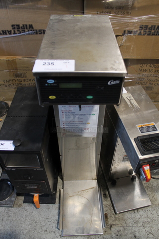 Curtis Stainless Steel Commercial Countertop Iced Tea Machine.