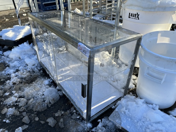 BRAND NEW SCRATCH AND DENT! Metal Dry Display Case Merchandiser. - Image 3 of 4