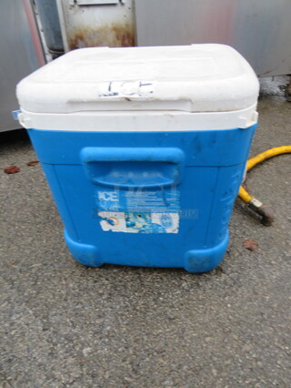One Igloo Ice Cube Cooler.