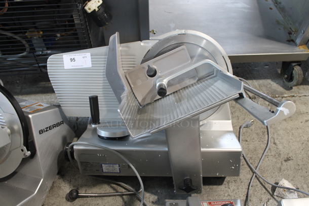 Bizerba SE 12 D US Stainless Steel Commercial Countertop Meat Slicer. 120 Volts, 1 Phase. Tested and Working! - Image 1 of 5