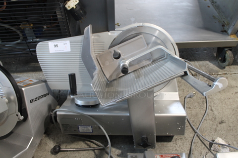 Bizerba SE 12 D US Stainless Steel Commercial Countertop Meat Slicer. 120 Volts, 1 Phase. Tested and Working!