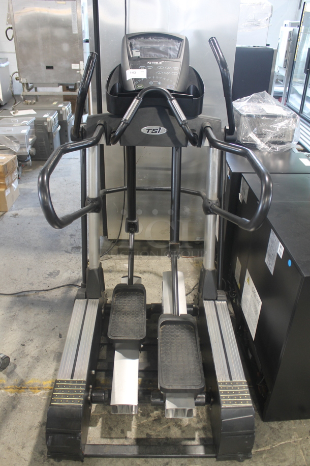 True Fitness TS1 Elliptical Slider, Black. 120V.  - Image 1 of 6