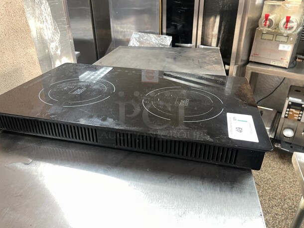 Working! True Induction True Induction 24-in 2 Elements Coil Black Electric Commercial Cooktop NSF 120 Volt Tested and Working! - Image 2 of 5