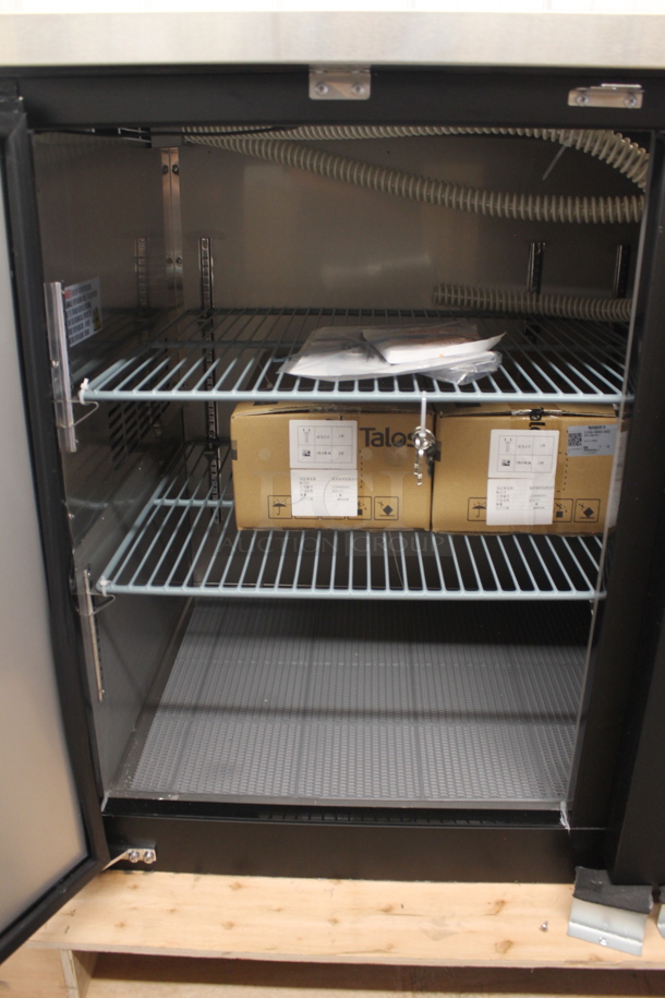 BRAND NEW SCRATCH AND DENT! 2023 Avantco 178UDD4HC Metal Commercial Direct Draw Kegerator w/ 2 Four Tap Kegerator Beer Dispenser. Stock Picture Used as Gallery Picture. 115 Volts, 1 Phase. Tested and Working! - Image 7 of 12