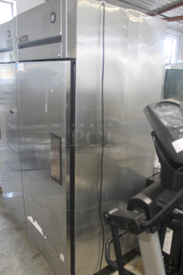 2015 True TG1R-1S Commercial Stainless Steel Single Door Reach In Cooler With Polycoated Shelves. 115V, 1 Phase. Tested and Powers On But Does Not Get Cold - Image 3 of 5