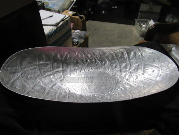 One 28.5X12 Inch Oval Serving Tray/Bowl.