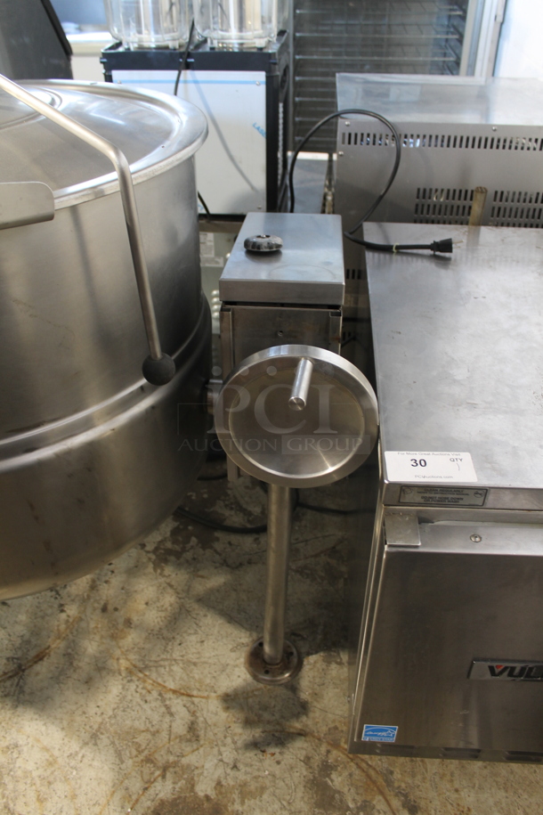 Cleveland Stainless Steel Commercial Floor Style 60 Gallon Manual Tilting Steam Kettle. - Image 2 of 4
