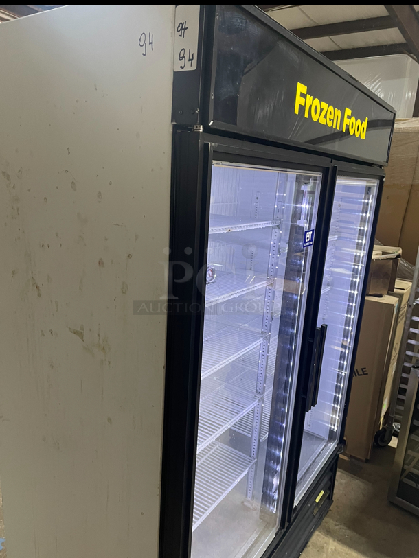 True 2 Door Glass Freezer/ Tested And Works Great  - Image 6 of 6