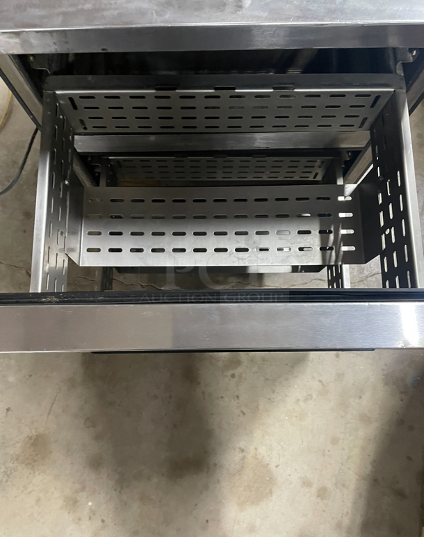 Undercounter Refrigerator w/ (1)Section and (2) Drawers 115 v
Tested Works Great - Image 4 of 5