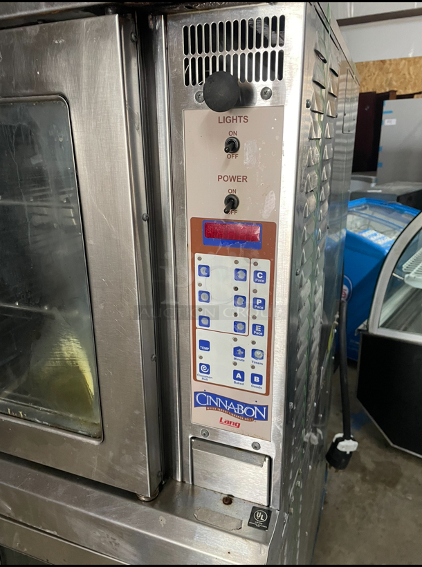 Beautiful Double Stack Electric Convection Oven LANG, on casters. - Image 2 of 7