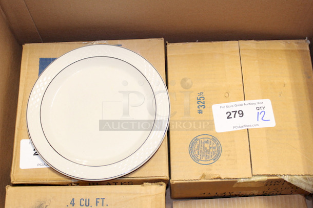 NEW! Case of 12 Sterling China 9-3/4
