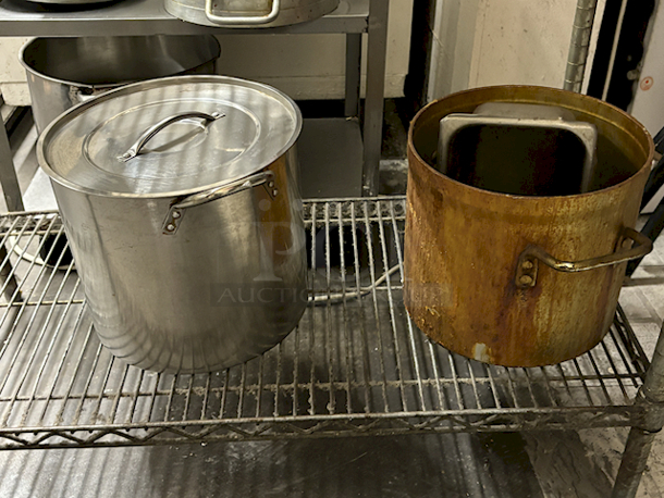 2 7qt Pots - Image 2 of 3