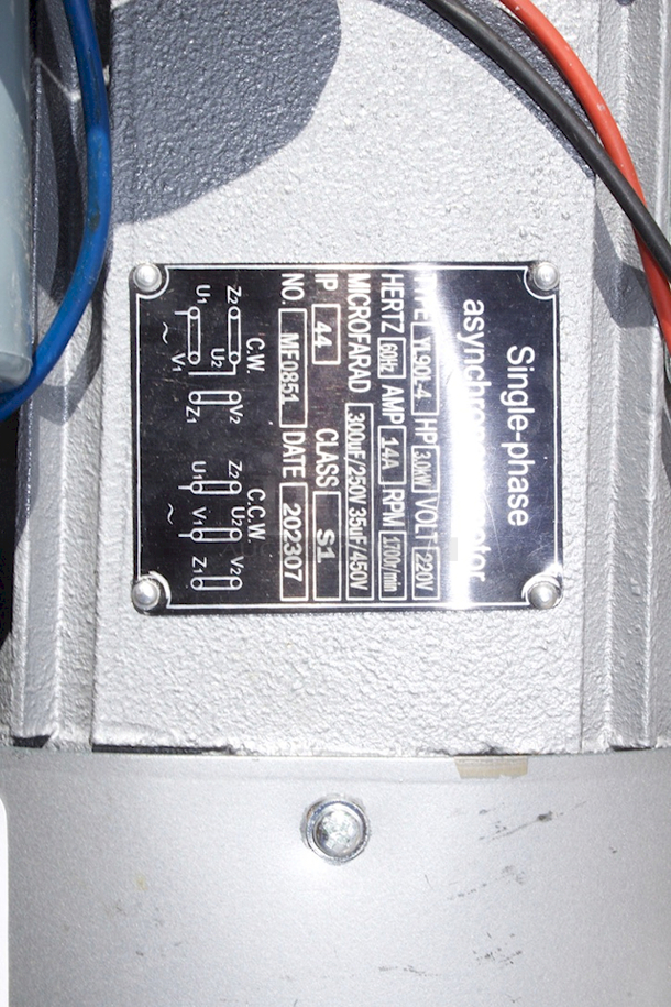 BRAND NEW SCRATCH & DENT! Estella 348PSM56MTR 4 hp Motor for SM50 and SM60 Spiral Mixers - Image 2 of 4