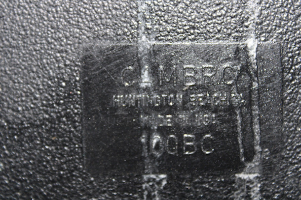 2 Cambro 100BC Booster Seats, Black. In Plastic Crate. 8"x12"x11-1/4" 2x Your Bid - Image 2 of 2