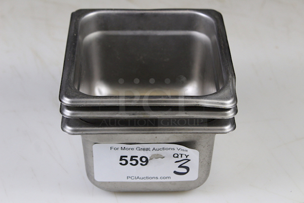 1/6 Pans x 4". 3x Your Bid - Image 2 of 6