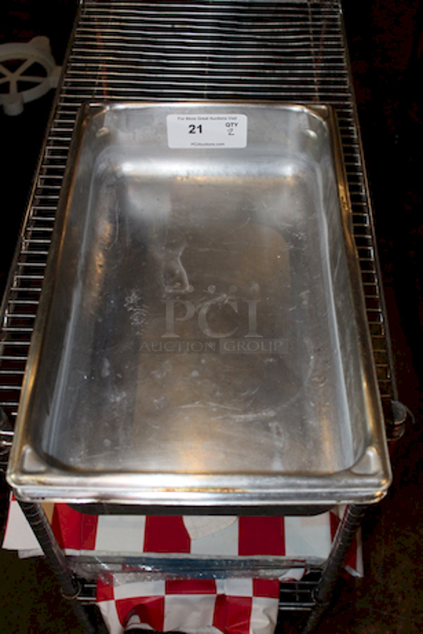NICE! Vollrath Super Pan V Stainless Steel 4” Deep Full Size Pans
21x13x4
2x Your Bid
 - Image 6 of 6