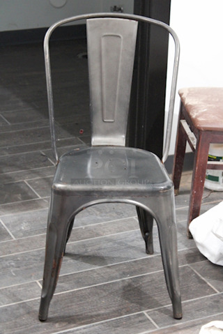FDW Restaurant Dining Chairs, Indoor/Outdoor, Metal, 18 Inch Seat Height. 4x Your Bid