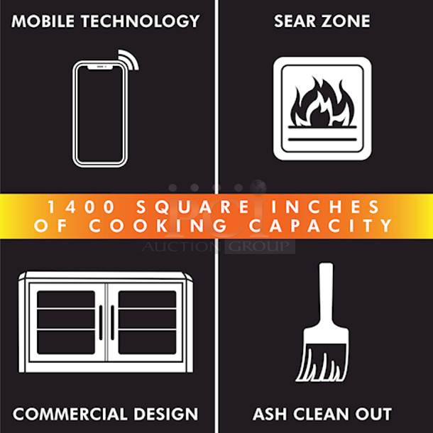 NEW IN THE BOX! Cuisinart Clermont Pellet & Grill Smoker. 
64.17 x 30.67 x 58.86 Inches - Image 4 of 9