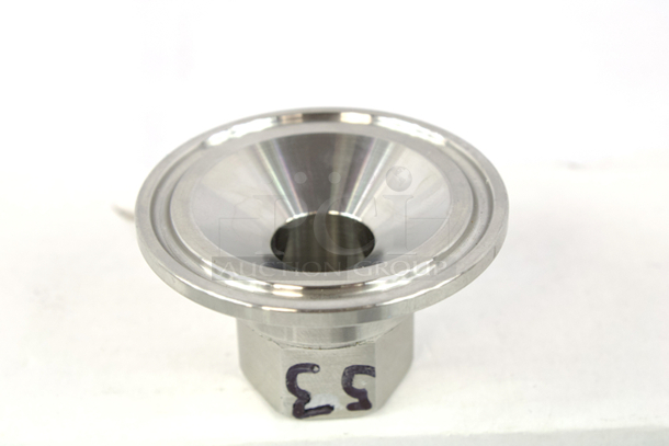 NEW Glacier Tanks Garden Hose Adapter, Tri Clamp 1 in. x Female Hose - SS304 - Image 2 of 2
