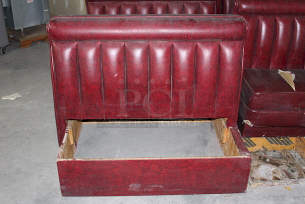 MASSIVE LOT!! Cushioned Booth Seating. 
Each Piece is 50x48x40
6x Your Bid - Image 8 of 8