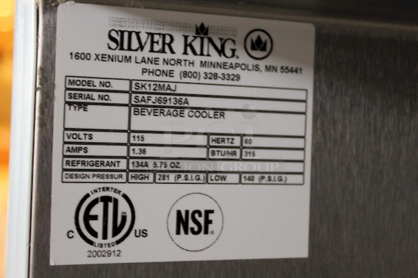 Silver King SK12MAJ Milk Dispenser, 2 Milk Crate Capacity, 115v/60hz, 26-1/2x17-1/8x39-1/2 6000 - Image 6 of 6