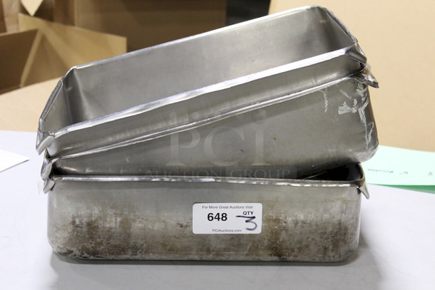 6" Deep Vollrath Full Size Hotel Pans, Stainless Steel. 3x Your Bid - Image 1 of 4