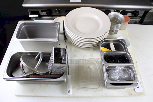 All-4-ONE!! Cutting Board, Pans, Weights, Plates & More - Image 5 of 5