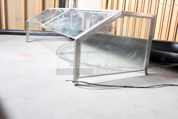 NEW! Never Used Glass Sneeze Guard. 
78-1/4x31-1/8x23 - Image 4 of 5