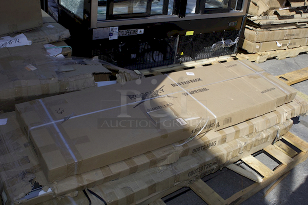 BRAND NEW SCRATCH & DENT! Regency 20 Pan Side Load Bun / Sheet Pan Rack - Unassembled. 18x28-1/469-1/4 - Image 3 of 3