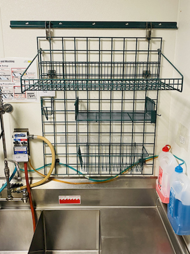 AMAZING!! Metro Rack Wall Shelf with Various Storage Options/Configurations. 

30-1/2x40x19-3/4 - Image 2 of 2