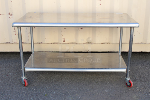 OUTSTANDING! Mobile Equipment Stand With Under-Shelf. 30x60x34 - Image 3 of 4
