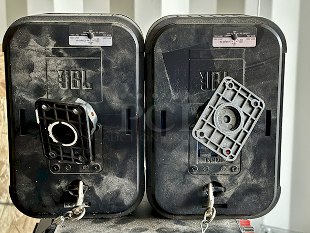 SWEET! JBL Compact CSS-1S/T 5-1/4" 2-Way 10 Watt 100V/70V/8-Ohm Loudspeakers With Wall Mount Hardware 2x Your Bid - Image 5 of 8