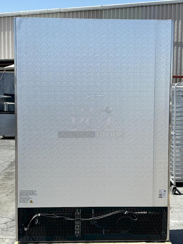 BRAND NEW SCRATCH & DENT! Avantco A-49R-G-HC 54" Glass Door Reach-In Refrigerator. 115v. Tested. Works Perfect. SN: 551837640.  Glass On Right Door Is Damaged. 54x32-3/16x82-1/2 - Image 6 of 9