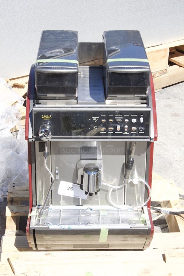 BRAND NEW SCRATCH & DENT! Gaggia Concetto Evo Duo Super Automatic Espresso Machine - 208V - Hopper Is Cracked.  - Image 3 of 7