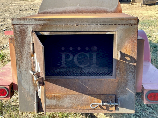 SMOKING DEAL!! BBQ Smoker Trailer. Includes Front Gear Storage Area.  - Image 6 of 8