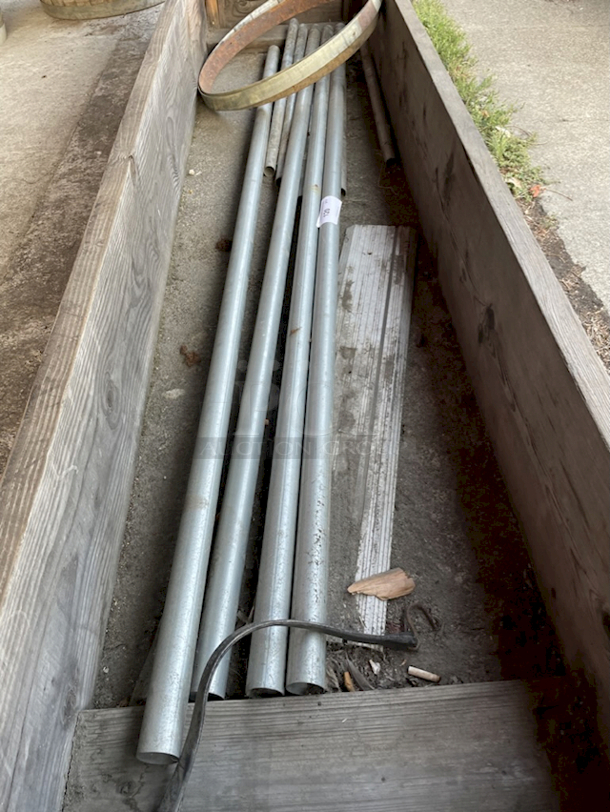 Metal Fence Posts, 6ft.  - Image 2 of 2