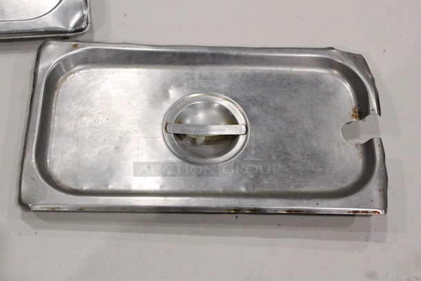 Stainless Steel 1/3 Pan Covers, Slotted.
12-1/2x6-3/4
10x Your Bid
 - Image 2 of 2
