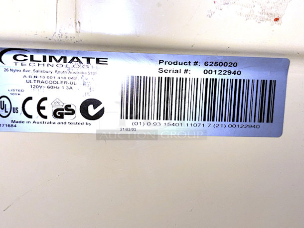 NICE! Climate Technologies 6250020 ULTRACOOLER-UL Combination Portable Cooler and Fan, On Commercial Casters. - Image 5 of 5