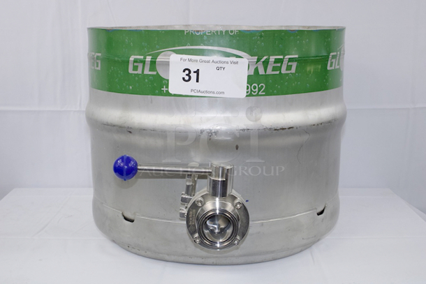 Half Barrel With Butterfly Valve 