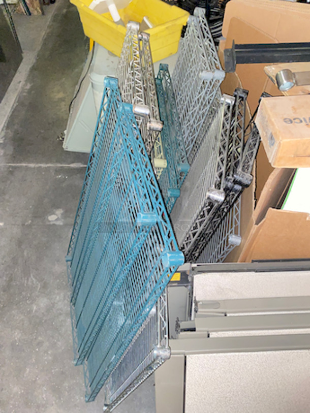 NICE! 11 Metro Wire Shelves, Various Sizes.

11x Your Bid - Image 2 of 2