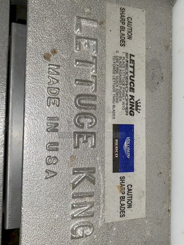 NEW! Vollrath 4400N Redco Lettuce King IV 1" x 1" Vegetable Chopper 17”x18-1/2”x21-5/8” - Image 3 of 4